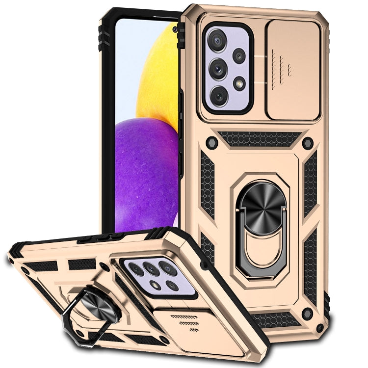 Custodia con copertura scorrevole per Samsung Galaxy A72