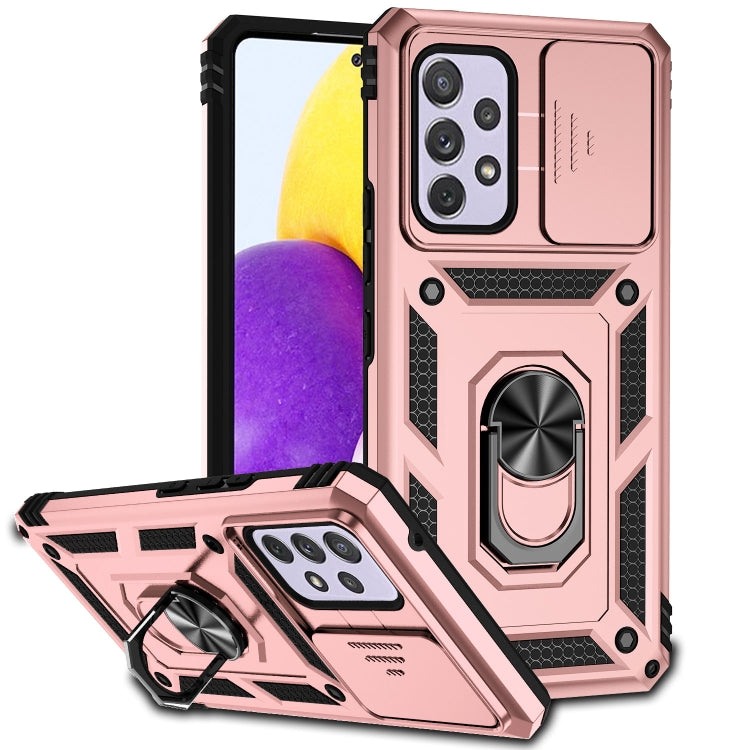 Custodia con copertura scorrevole per Samsung Galaxy A72