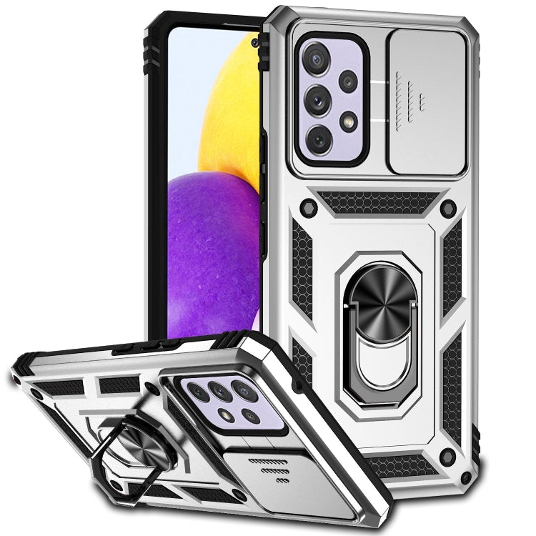 Custodia con copertura scorrevole per Samsung Galaxy A72