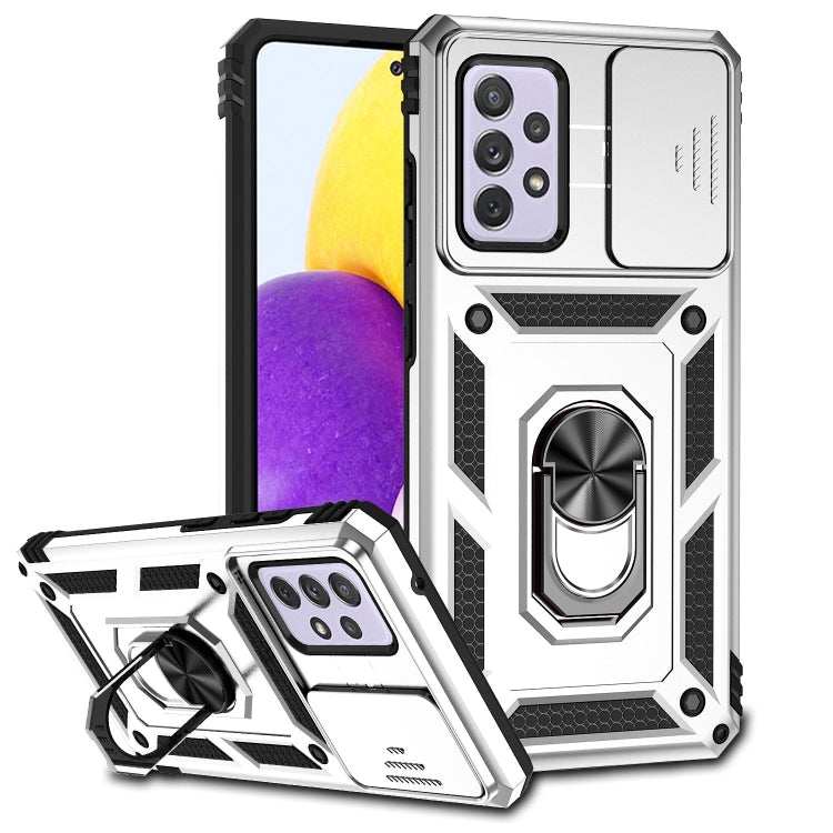 Custodia con copertura scorrevole per Samsung Galaxy A72