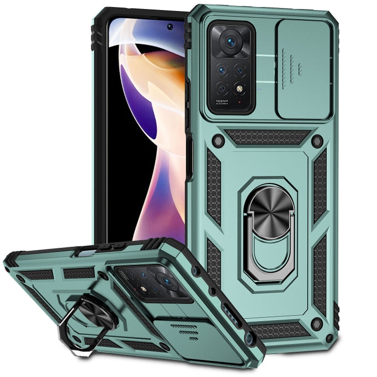 Custodia per telefono con supporto per camshield scorrevole, For Xiaomi Redmi Note 11 Global, For Xiaomi Redmi Note 11 Pro Global