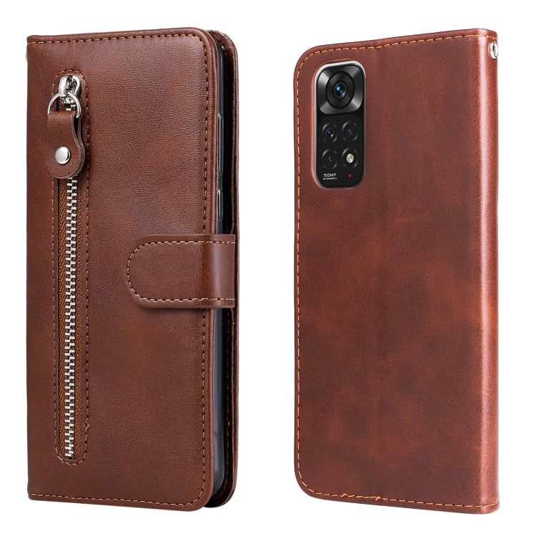 Custodia portafoglio in pelle con cerniera per smartphone compati