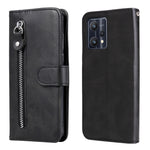 Custodia portafoglio in pelle con cerniera per Realme V25 e 9 Pro