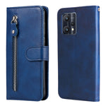 Custodia portafoglio in pelle con cerniera per Realme V25 e 9 Pro