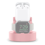 Supporto di ricarica in silicone 3 in 1 per iPhone e Apple Watch