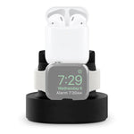 Supporto di ricarica in silicone 3 in 1 per iPhone e Apple Watch