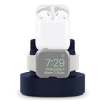 Supporto di ricarica in silicone 3 in 1 per iPhone e Apple Watch