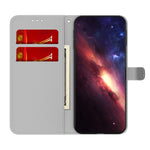 Custodia per telefono in pelle flip orizzontale con motivo ad acquerello, For Tecno Pop 5 LTE BD4, For Tecno Pop 5P, For Tecno Spark 7 Pro, For Tecno Spark 8 / 8T