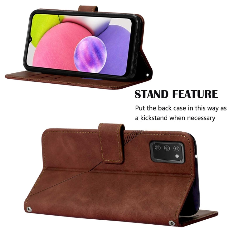 Custodia portafoglio in pelle con flip 3D per Samsung Galaxy M11