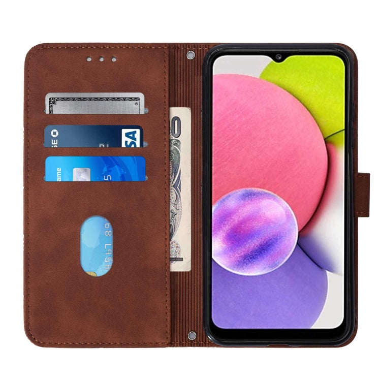 Custodia portafoglio in pelle con flip 3D per Samsung Galaxy M11