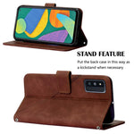 Custodia portafoglio in pelle con flip per Samsung Galaxy A53 5G
