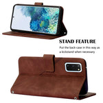 Custodia portafoglio in pelle con flip per Samsung Galaxy S20 FE