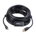 Mini cavo dati di estensione per fotocamera da 5 pin a USB 2.0, 10m, 12m, 15m, 20m