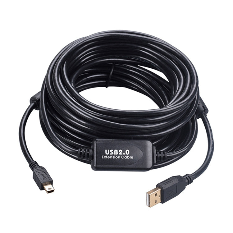 Mini cavo dati di estensione per fotocamera da 5 pin a USB 2.0, 10m, 12m, 15m, 20m