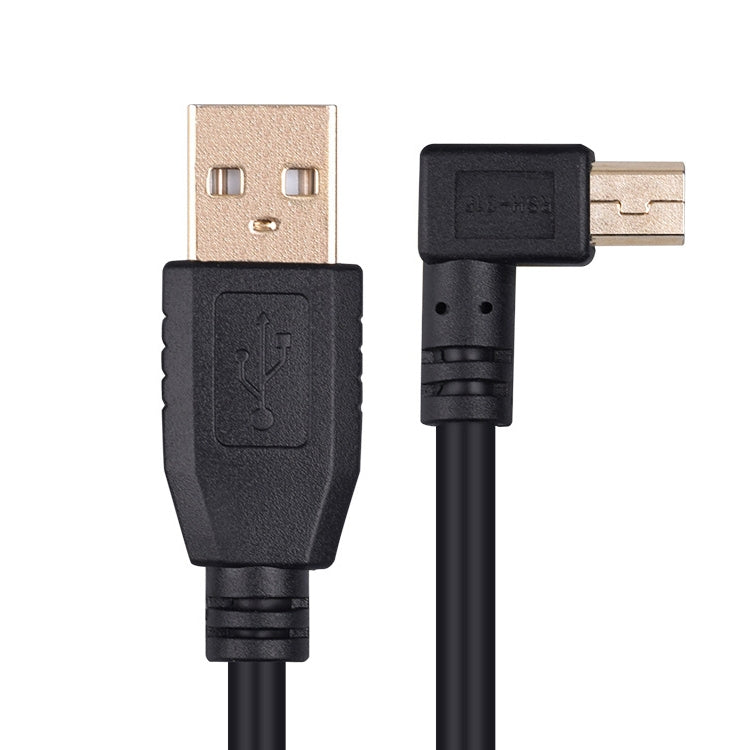 Elbow Mini 5 Pin a USB 2.0 Cavo dati di estensione per videocamera, 1.5m, 2m, 3m, 5m, 10m, 15m, 20m