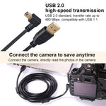 Elbow Mini 5 Pin a USB 2.0 Cavo dati di estensione per videocamera, 1.5m, 2m, 3m, 5m, 10m, 15m, 20m