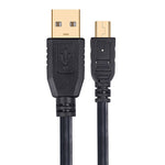 Mini cavo dati di estensione per fotocamera da 5 pin a USB 2.0, 1.5m, 2m, 3m, 5m