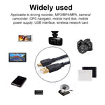Mini cavo dati di estensione per fotocamera da 5 pin a USB 2.0, 1.5m, 2m, 3m, 5m