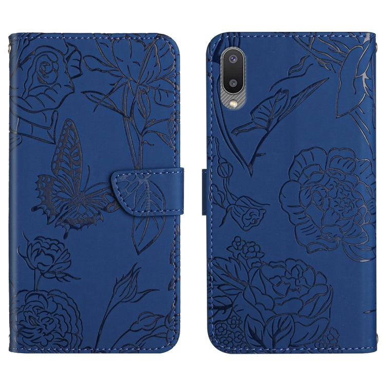 Custodia portafoglio in pelle goffrata per Samsung Galaxy A01