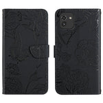 Custodia portafoglio in pelle goffrata per Samsung Galaxy A01