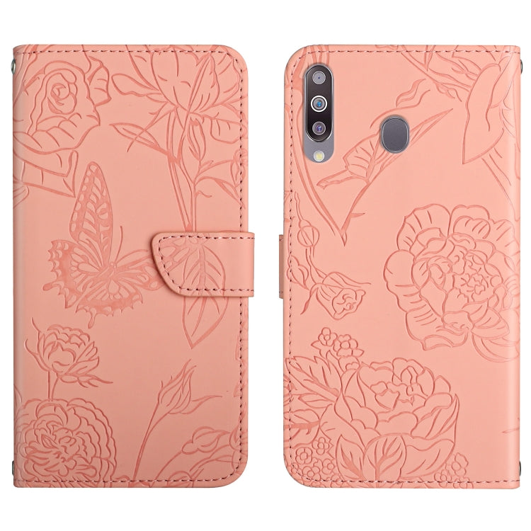Custodia portafoglio in pelle goffrata per Samsung Galaxy A20/A30