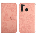 Custodia portafoglio in pelle goffrata per Samsung Galaxy A20/A30