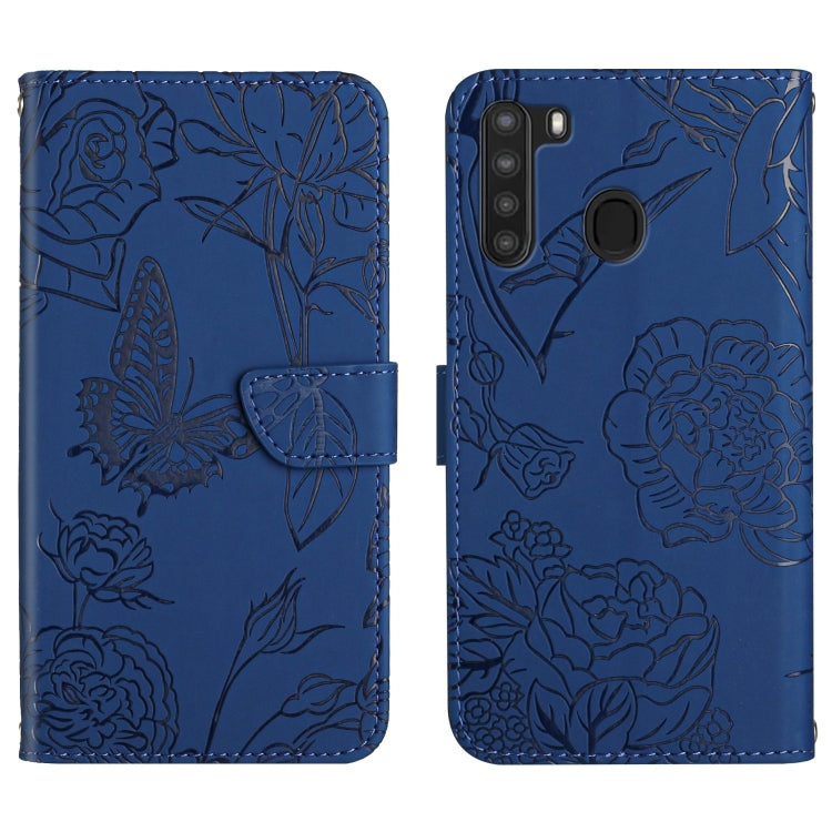 Custodia portafoglio in pelle goffrata per Samsung Galaxy A20/A30