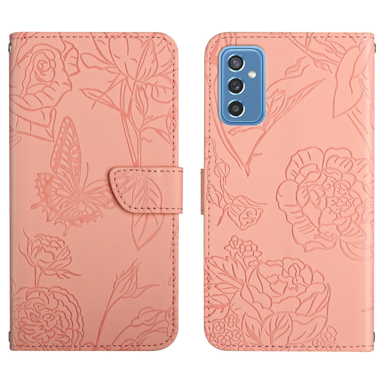 Custodia portafoglio in pelle goffrata per Samsung Galaxy M52 5G