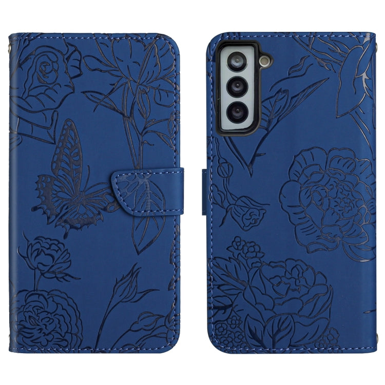 Custodia portafoglio in pelle goffrata per Samsung Galaxy S21 FE