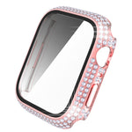 Cassa protettiva PC e vetro temperato per Apple Watch 45mm
