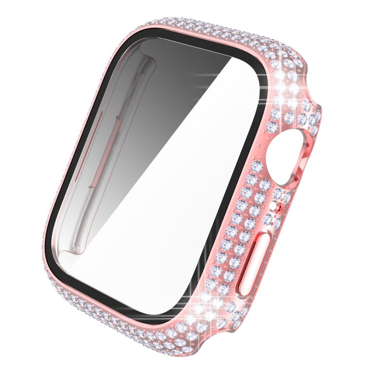 Cassa protettiva PC e vetro temperato per Apple Watch 45mm