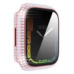 Cassa protettiva PC e vetro temperato per Apple Watch 45mm