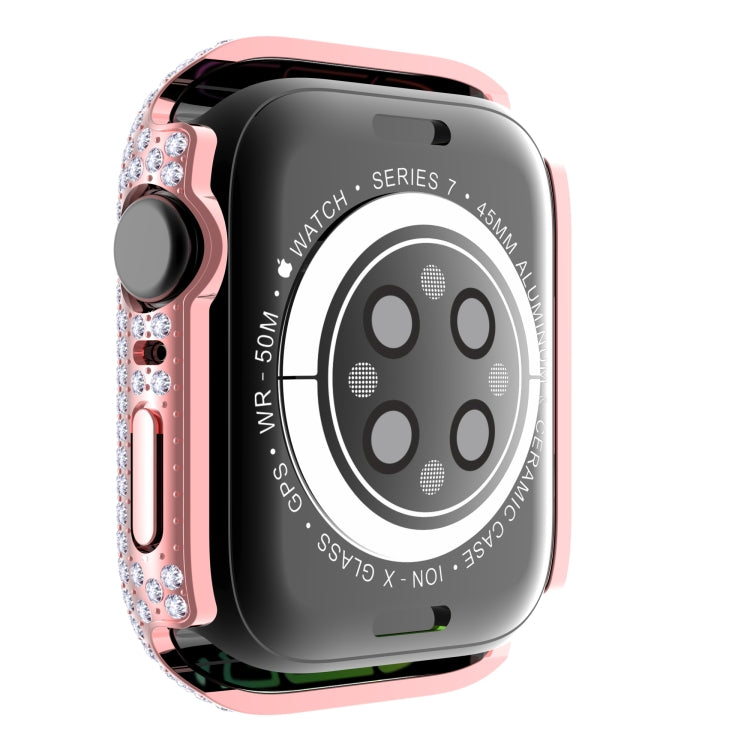 Cassa protettiva PC e vetro temperato per Apple Watch 45mm