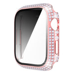 Cassa protettiva PC e vetro temperato per Apple Watch 45mm