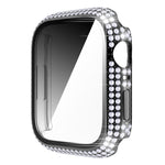 Cassa protettiva PC e vetro temperato per Apple Watch 45mm