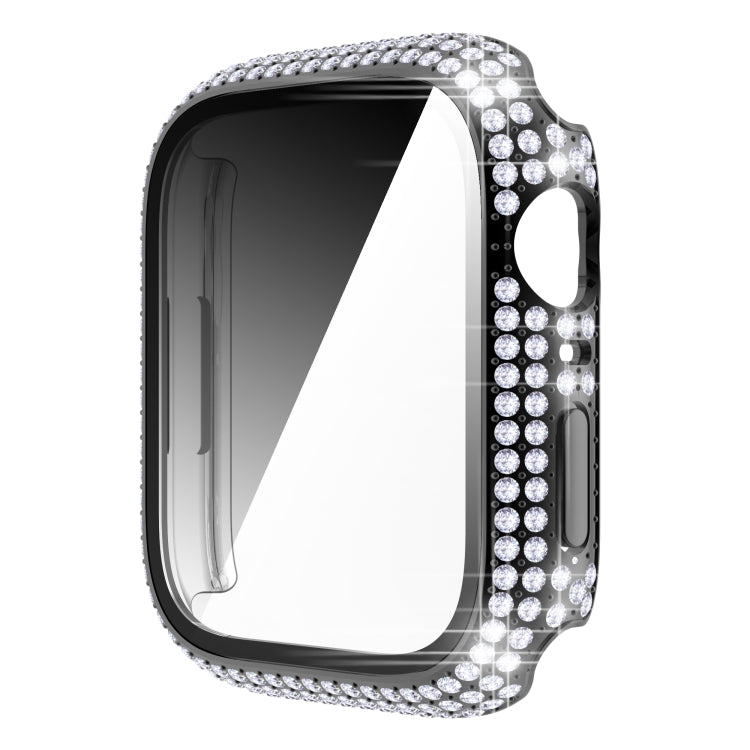 Cassa protettiva PC e vetro temperato per Apple Watch 45mm