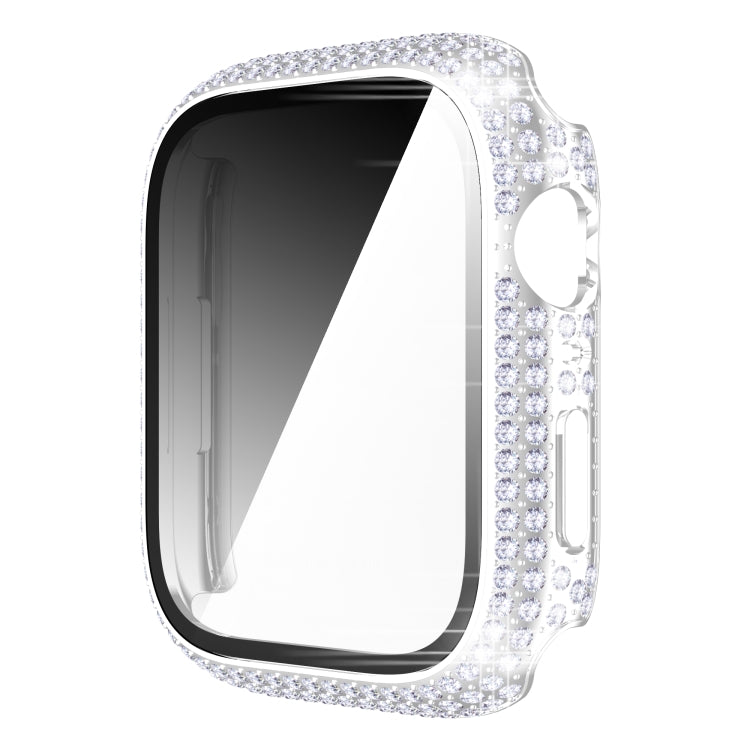Cassa protettiva PC e vetro temperato per Apple Watch 45mm