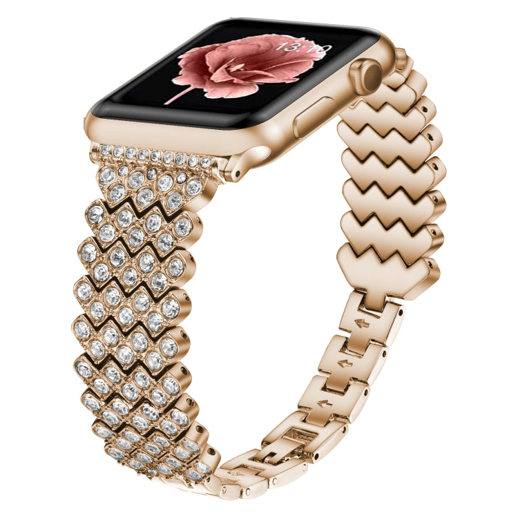 Cinturino in metallo con diamanti per Apple Watch