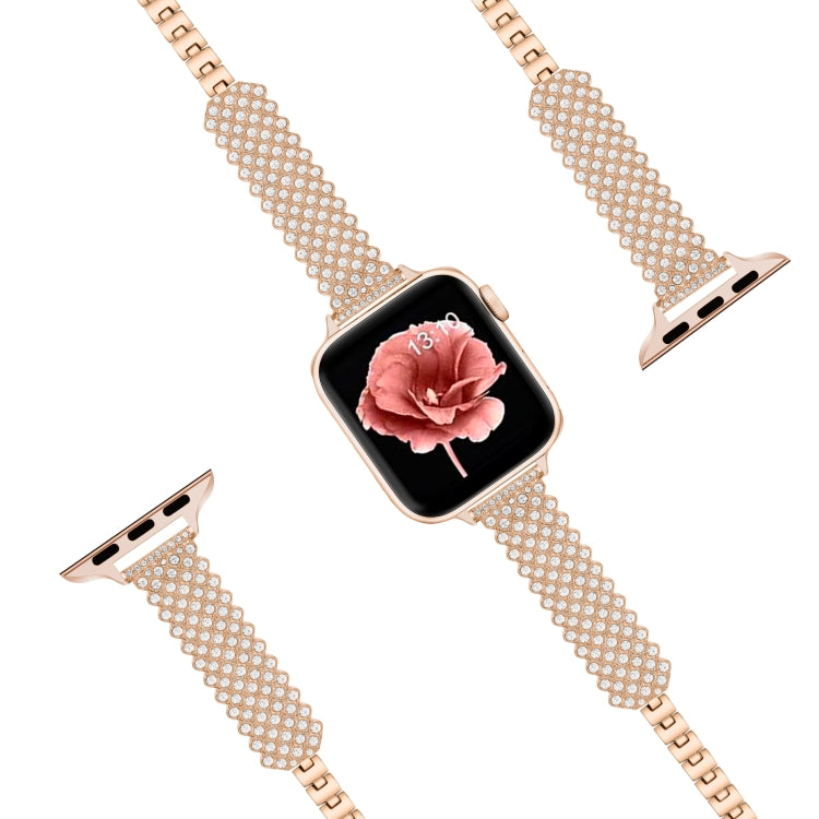 Cinturino in metallo con diamanti per Apple Watch