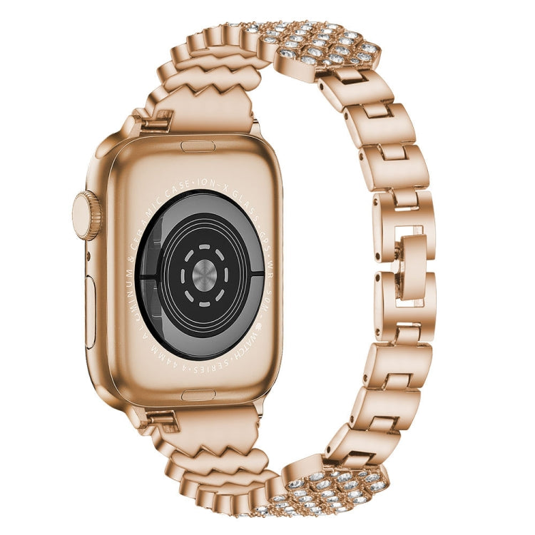 Cinturino in metallo con diamanti per Apple Watch