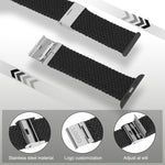 Cinturino nylon intrecciato per Apple Watch vari modelli