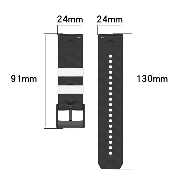 Cinturino in silicone bicolore per Suunto 9