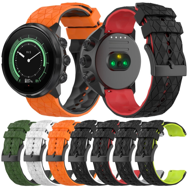 Cinturino in silicone bicolore per Suunto 9
