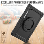 Custodia in silicone con tracolla per Samsung Galaxy Tab S8 Ultra