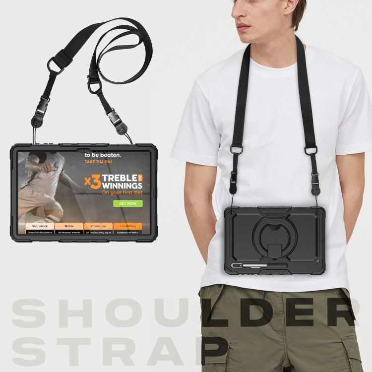 Custodia in silicone con tracolla per Samsung Galaxy Tab S8 Ultra
