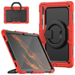 Custodia in silicone con tracolla per Samsung Galaxy Tab S8 Ultra