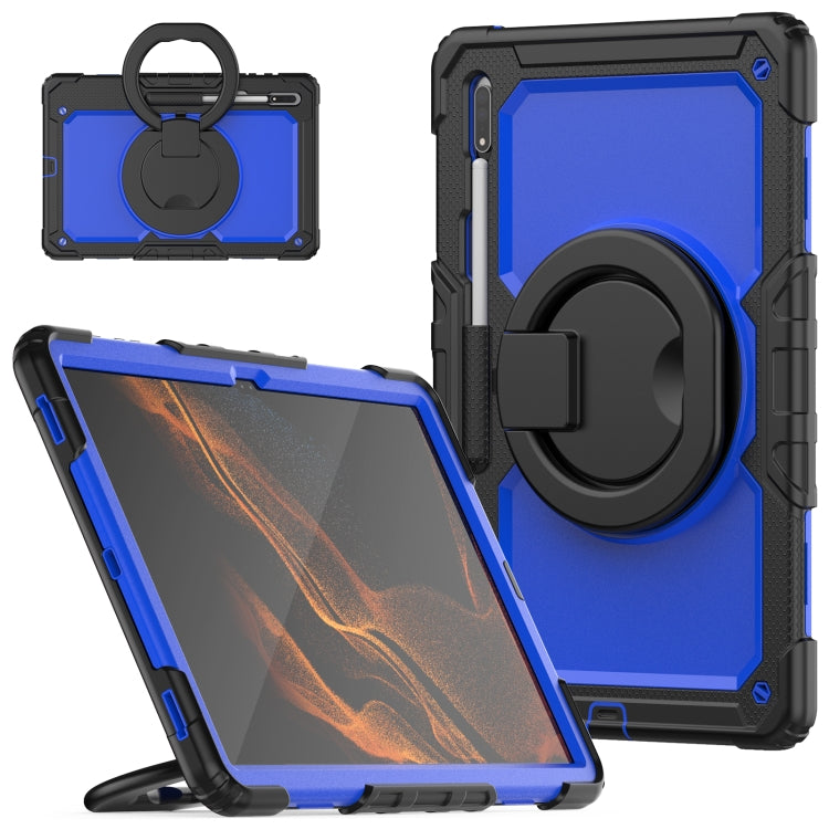 Custodia in silicone con tracolla per Samsung Galaxy Tab S8 Ultra