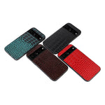 Custodia per telefono in pelle di vacchetta di coccodrillo, For Google Pixel 7 Pro 5G, For Google Pixel 7 5G