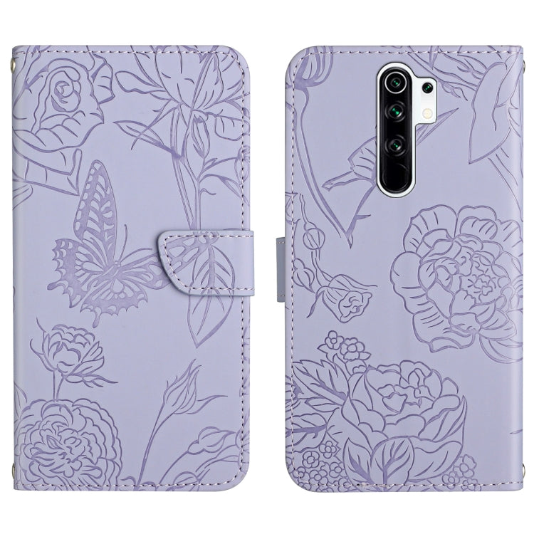 Custodia per cellulare in pelle goffrata con peonia a farfalla, For Xiaomi Redmi K40, For Xiaomi Redmi Note 7, For Xiaomi Redmi Note 8, For Xiaomi Redmi Note 8 Pro