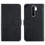 Custodia per cellulare in pelle goffrata con peonia a farfalla, For Xiaomi Redmi K40, For Xiaomi Redmi Note 7, For Xiaomi Redmi Note 8, For Xiaomi Redmi Note 8 Pro